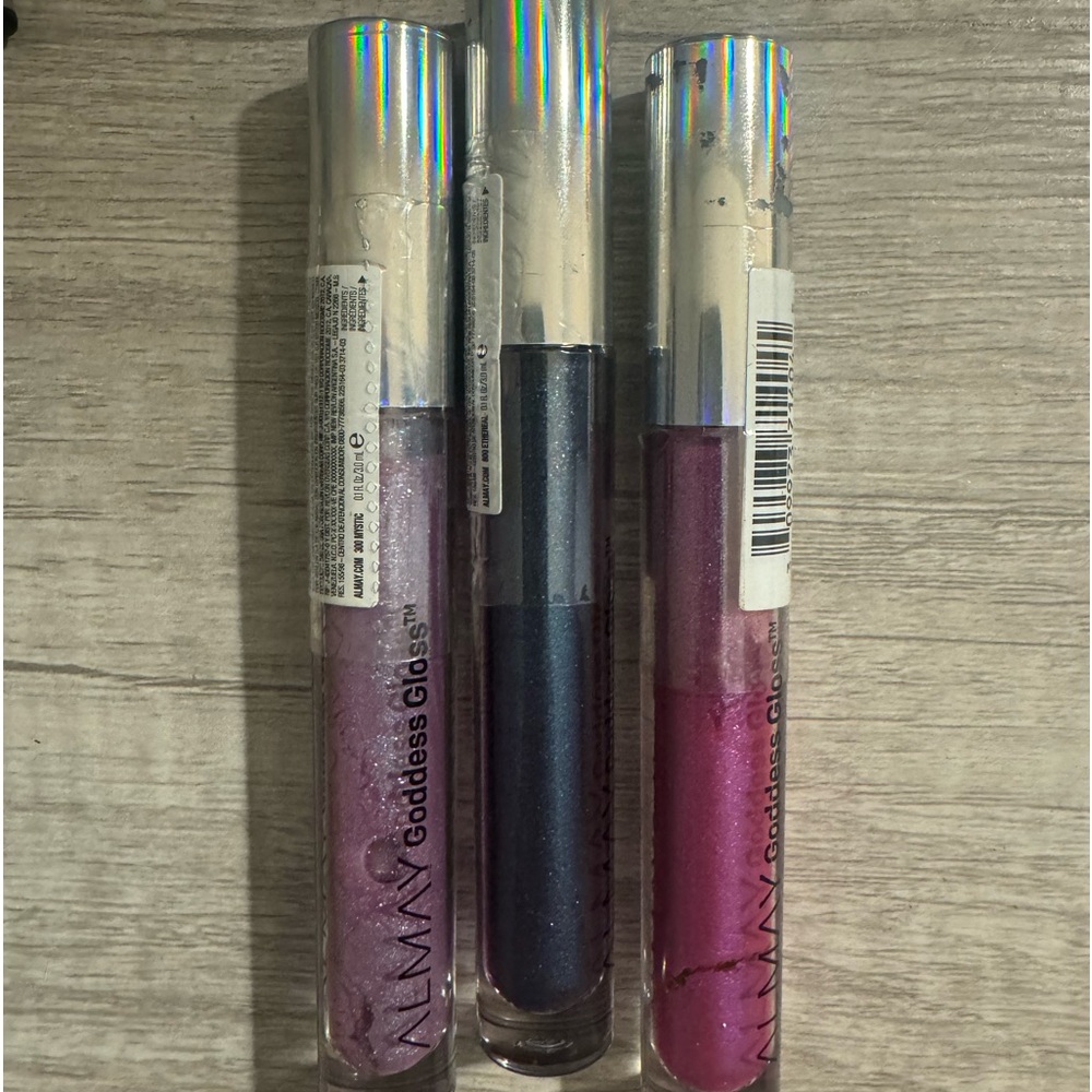Almay Goddess Lip Gloss - Colors are mystic, ethereal, and rainbow.